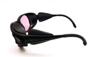 Laser Glasses for 750-850nm, 765-830 nm, Polycarbonate Full Rim Frame in Pink and Black, EP-18-2