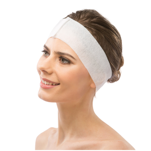 Disposable headbands 100pc (choose black or white option)