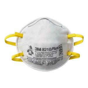 3M 8210 Plus N95/P2 Particulate Respirator / Face Mask - 10 pcs